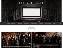 Tablet Screenshot of lucesdesala.com